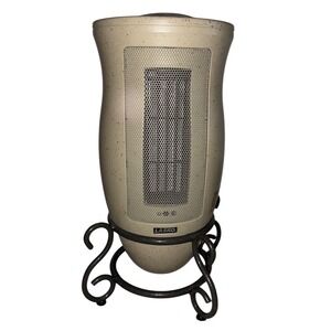 Lasko Designer Series Ceramic Space Heater Tan 1500W 16" Timer No Remote